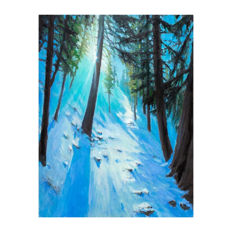 Frozen in blue